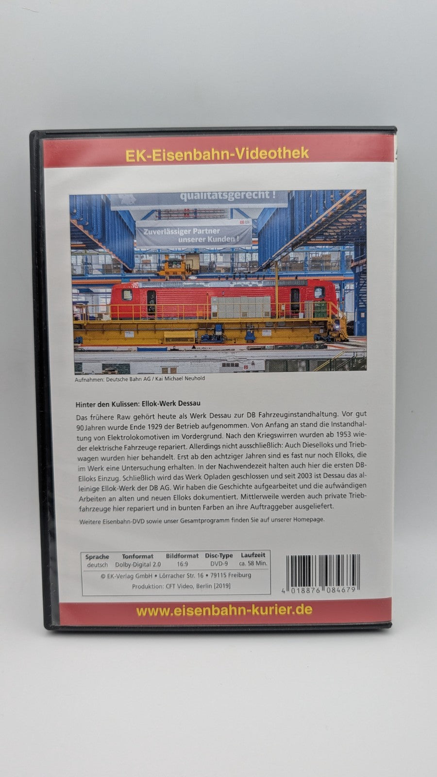 Eisenbahn Kurier - Hinter den Kulissen Ellok-Werk Dessau Lokomotivklinik - DVD