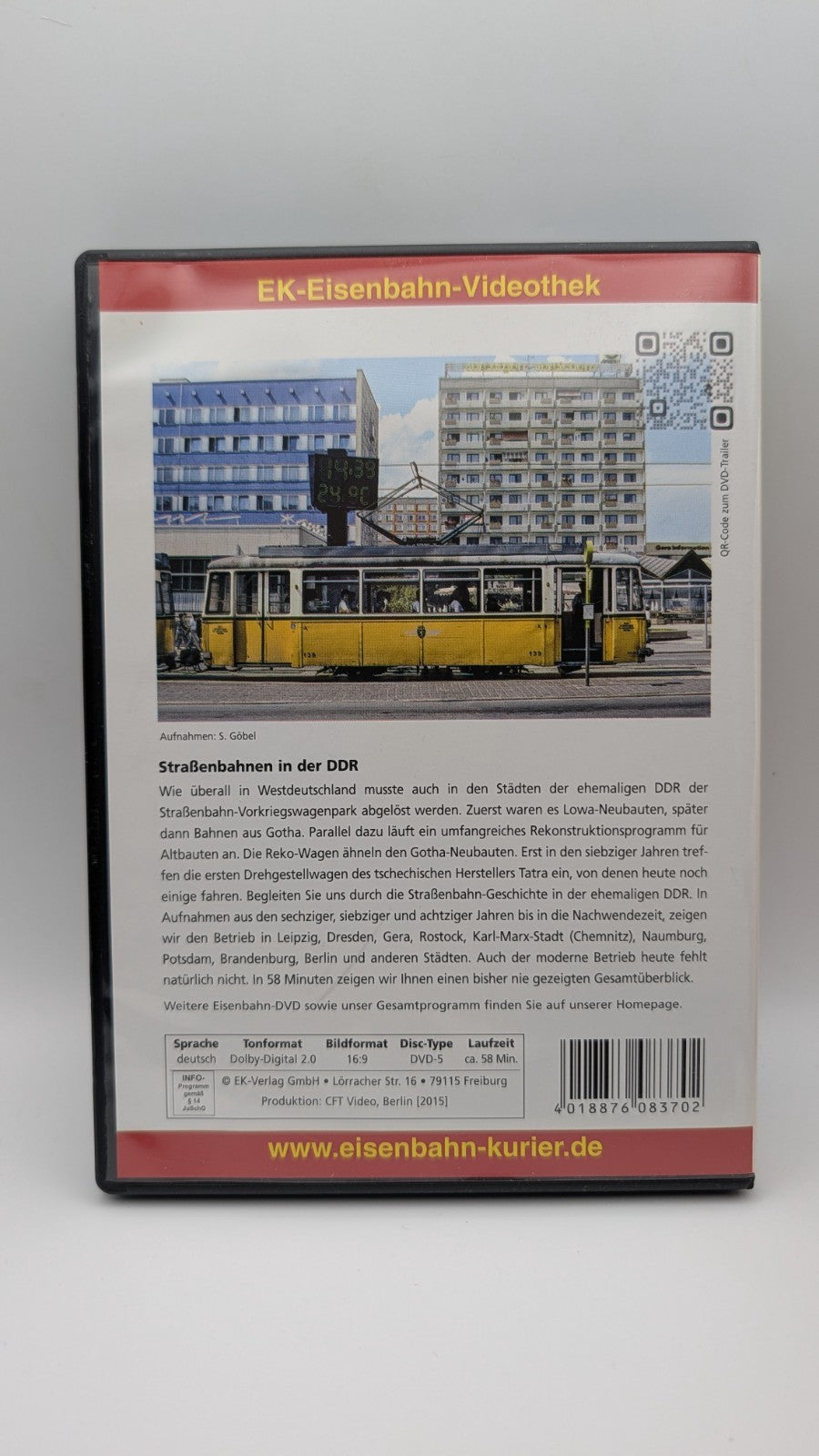 Eisenbahn Kurier - Straßenbahnen in der DDR - DVD