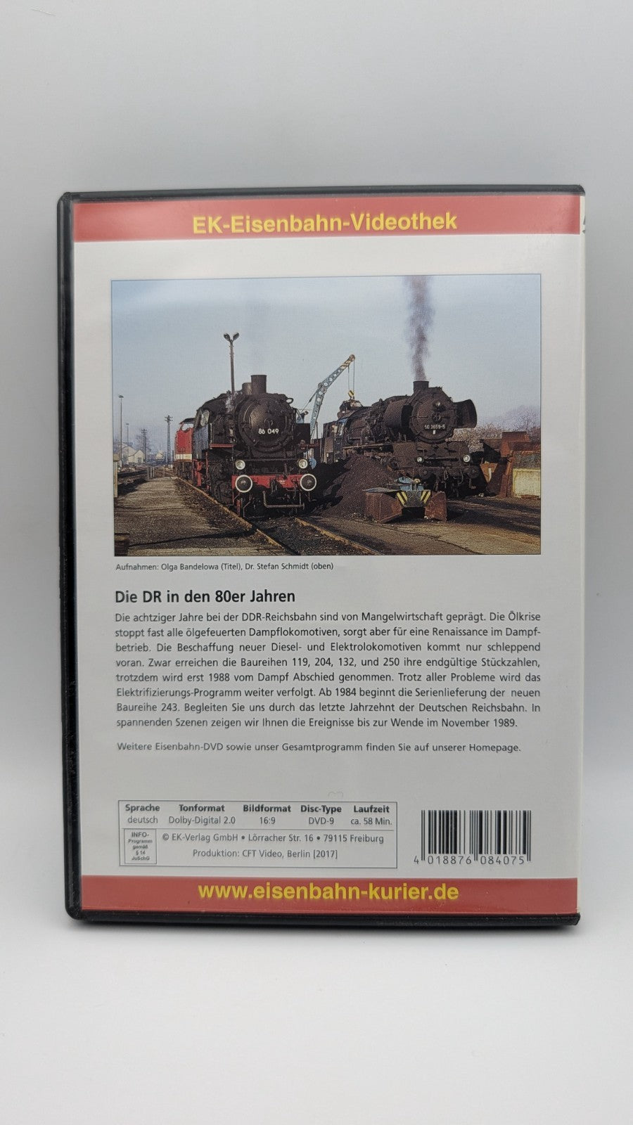 Eisenbahn Kurier - Die DR in den 80er Jahren - Deutsche Reichsbahn - DVD