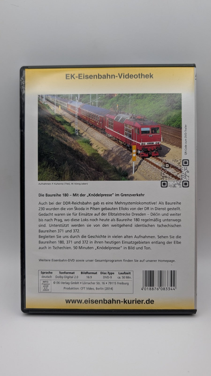 Eisenbahn Kurier - Die Baureihe 180 - Mit der Knödelpresse im Grenzverkehr - DVD