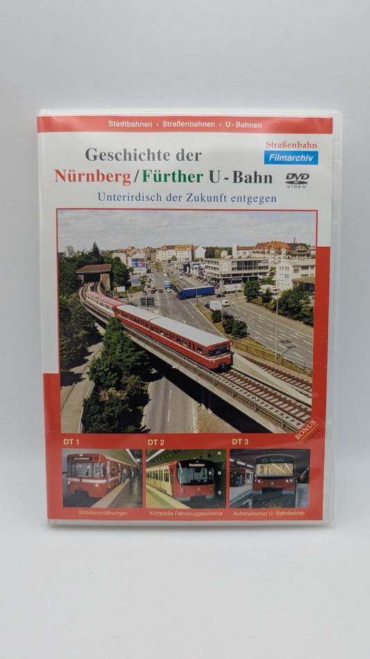 Geschichte der Nürnberg / Fürther U-Bahn - Straßenbahn Filmarchiv DVD