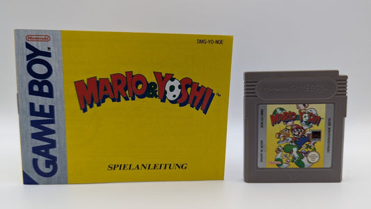 Mario & Yoshi - Modul - Anleitung - Nintendo GameBoy