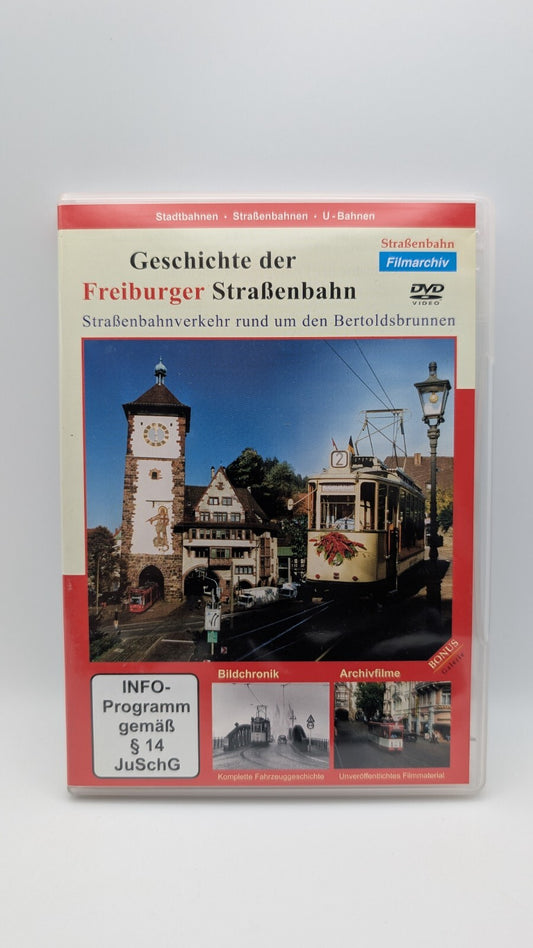 Geschichte der Freiburger Straßenbahn - Bertoldsbrunnen - Filmarchiv DVD