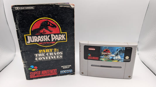 Jurassic Park Part 2 The Chaos Continues - Modul Anleitung - Super Nintendo SNES