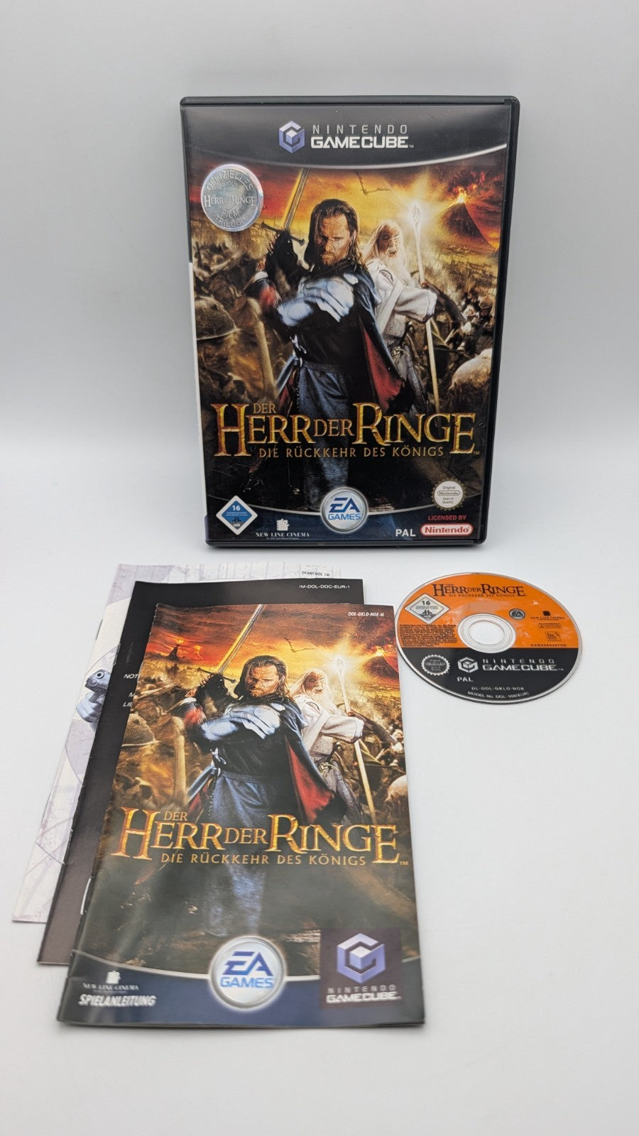 Der Herr der Ringe die Rückkehr des Königs - OVP - Anleitung - Nintendo GameCube