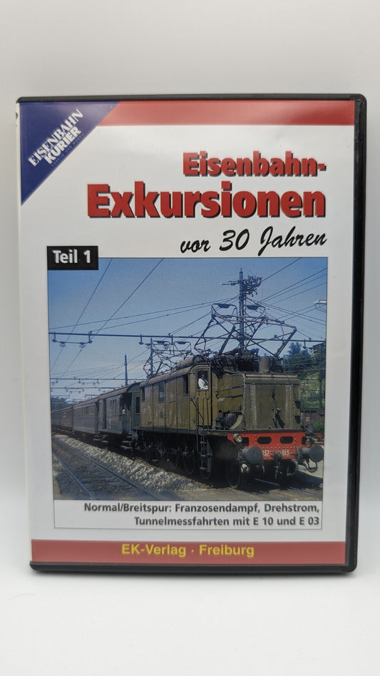 Eisenbahn Kurier - Eisenbahnexkursionen vor 30 Jahren Teil 1 - DVD