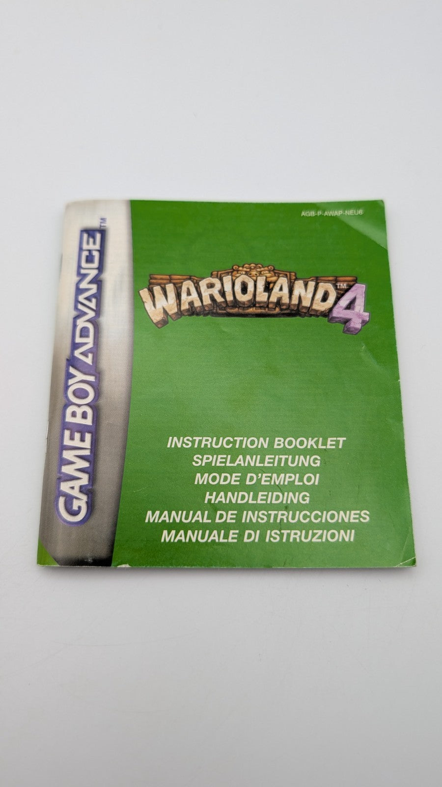 Warioland 4 - Modul - Anleitung - Nintendo GameBoy Advance