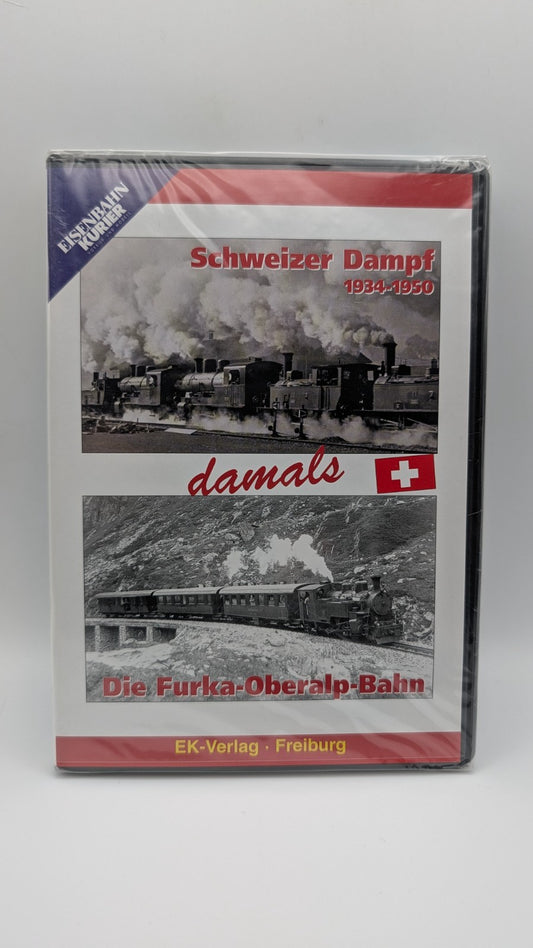 Eisenbahn Kurier - Schweizer Dampf 1934-1950 - Furka-Oberalp-Bahn - DVD NEU