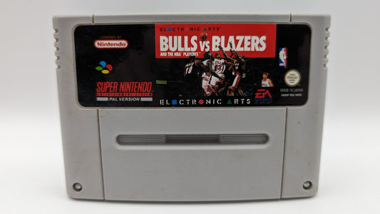 Bulls vs Blazers and the NBA Playoffs - Modul - Super Nintendo SNES