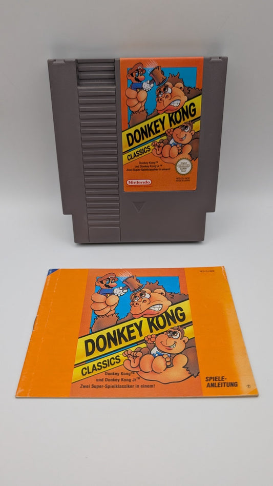 Donkey Kong Classics - Modul - Anleitung - NES Nintendo Entertainment System