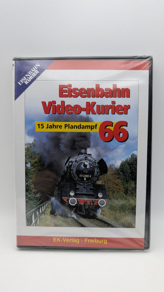Eisenbahn Video Kurier 66 - 15 Jahre Plandampf - DVD NEU