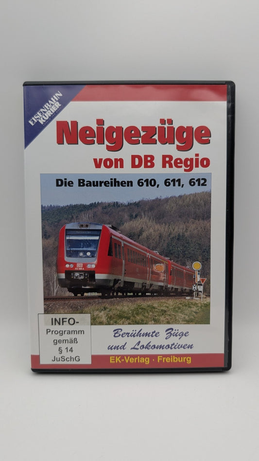 Eisenbahn Kurier - Neigezüge von DB Regio Die Baureihen 610, 611, 612 - DVD