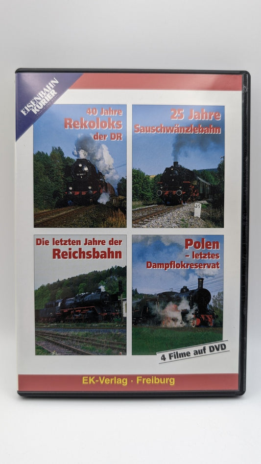 Eisenbahn Kurier - Rekoloks - Reichsbahn - Sauschwänzlebahn - Dampflok - DVD