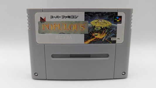 Populous🔋- Modul - NTSC-J - Super Famicom SFC