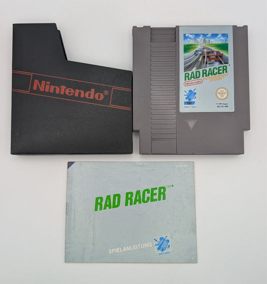 Rad Racer - Modul - Anleitung - NES Nintendo Entertainment System