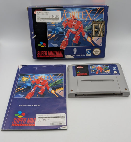 Vortex - OVP - Modul - Anleitung - Super Nintendo SNES