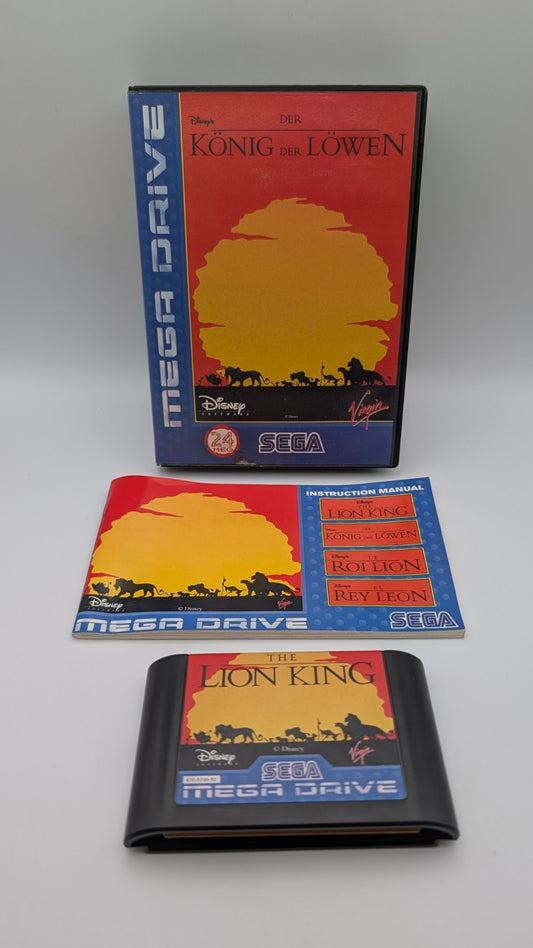 Der König der Löwen - OVP - Modul - Anleitung - Sega Mega Drive