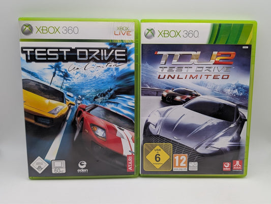 Test Drive Unlimited TDU 1 + 2 - Microsoft Xbox 360