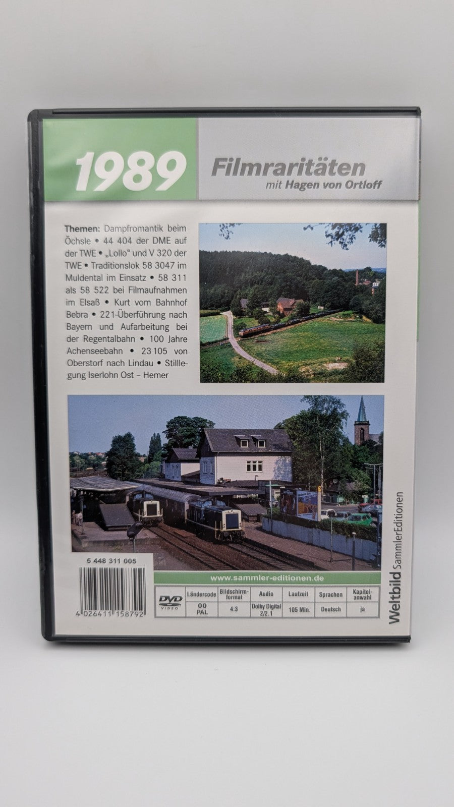 Rio Grande - Filmraritäten - Hagen Von Ortloff - 1989 - Eisenbahn DVD
