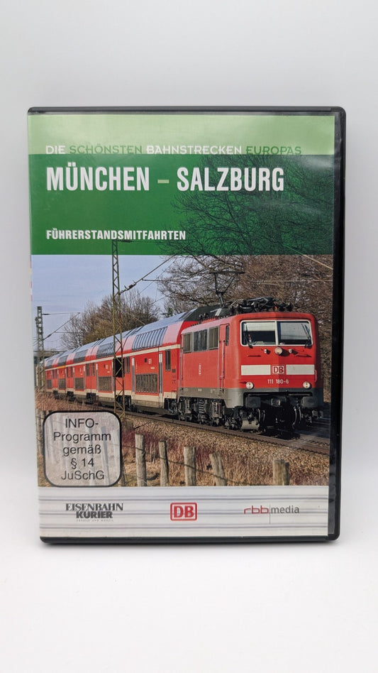 Eisenbahn Kurier - Führerstandsmitfahrten - München - Salzburg - DVD