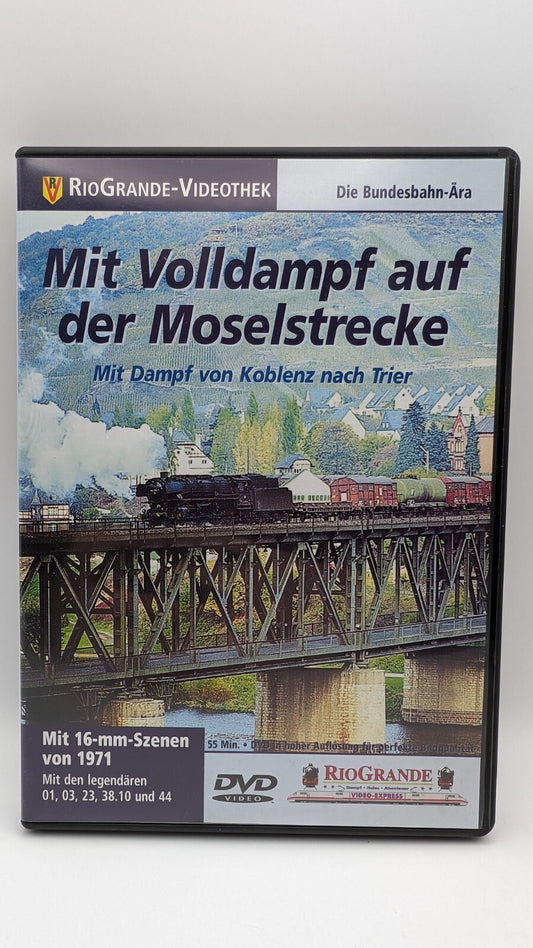 RioGrande - DVD - Mit Volldampf auf der Moselstrecke - Die Bundesbahn-Ära 