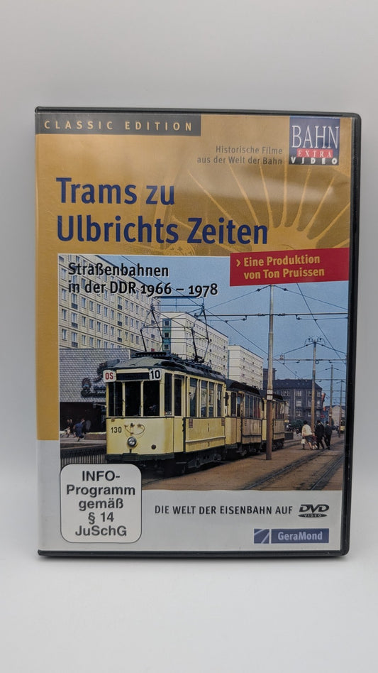 Trams zu Ulbrichts Zeiten - Straßenbahnen DDR - Bahn Extra Video Geramond - DVD