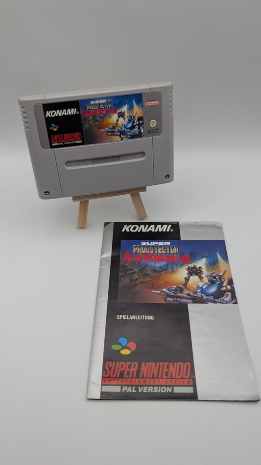 Super Probotector Alien Rebels - Modul - Anleitung - Super Nintendo SNES