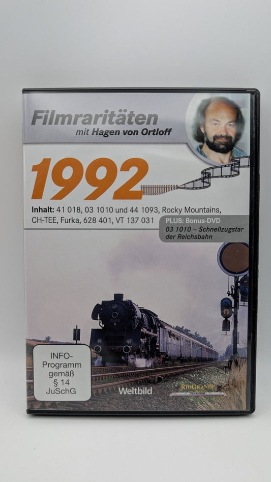 Rio Grande - Filmraritäten - Hagen Von Ortloff - 1992 - Eisenbahn DVD