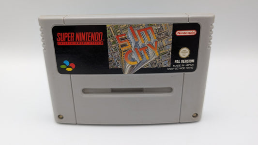 SimCity - Sim City- Modul - Super Nintendo SNES