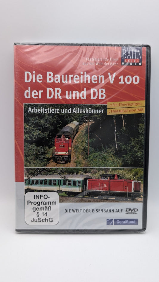 Die Baureihen V 100 der DR und DB - Geramond Bahn Extra DVD Neu