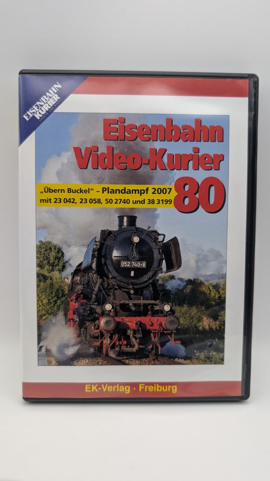 Eisenbahn Video Kurier 80 - "Übern Buckel" Plandampf 2007 - DVD