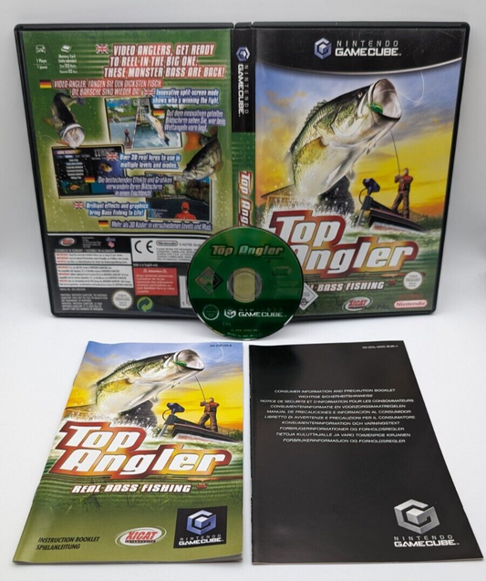 Top Angler Real Bass Fishing - OVP - Anleitung - Nintendo GameCube