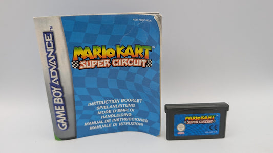 Mario Kart Super Circuit - Modul - Anleitung - Nintendo GameBoy Advance