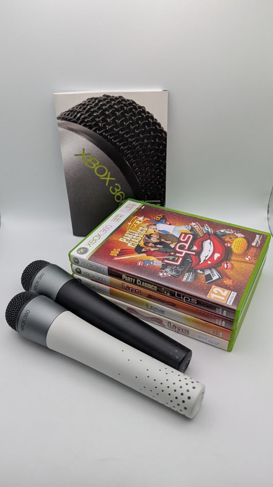 Lips Bundle - Partyknaller - 80s 90s - 2x Mikrofon - Microsoft Xbox 360