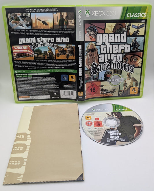 GTA Grand Theft Auto San Andreas - Microsoft Xbox 360
