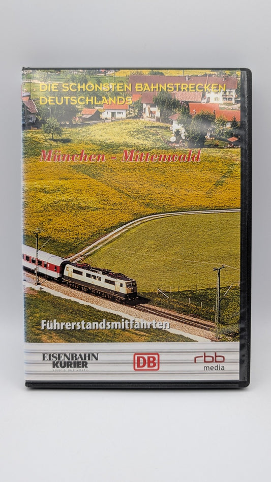 Eisenbahn Kurier - Führerstandsmitfahrten - München - Mittenwald - DVD