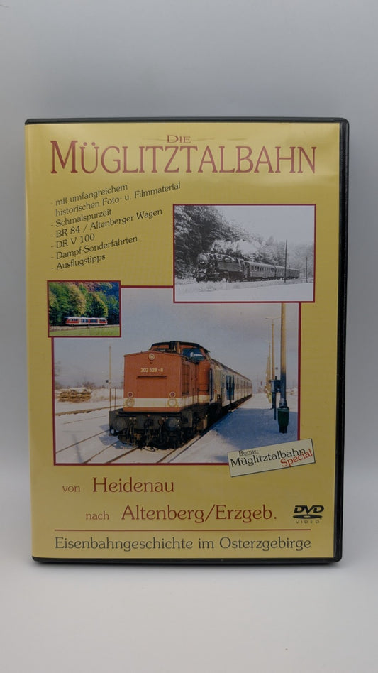 Die Müglitztalbahn - Heidenau - Altenberg/Erzgeb. - Osterzgebirge - DVD