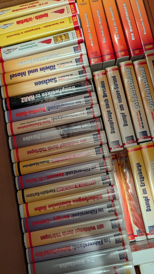 Eisenbahn VHS Kassetten Dokumentation – Große Auswahl (Ausgaben wählen)