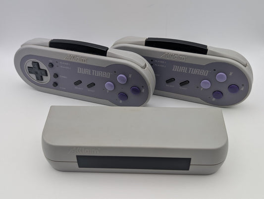 Acclaim Dual Turbo Wireless Controller Pad - Super Nintendo SNES