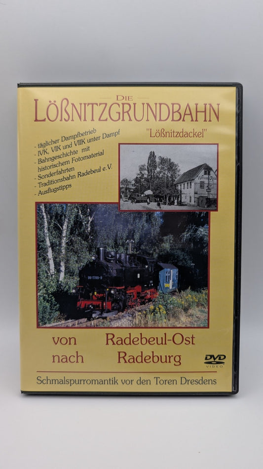 Die Lößnitzgrundbahn - Lößnitzdackel - Radebeul-Ost - Radebeul - DVD
