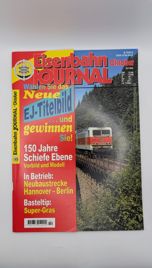 Eisenbahn Journal - Oktober 10 / 1998 - 150 Jahre Schiefe Ebene - Magazin