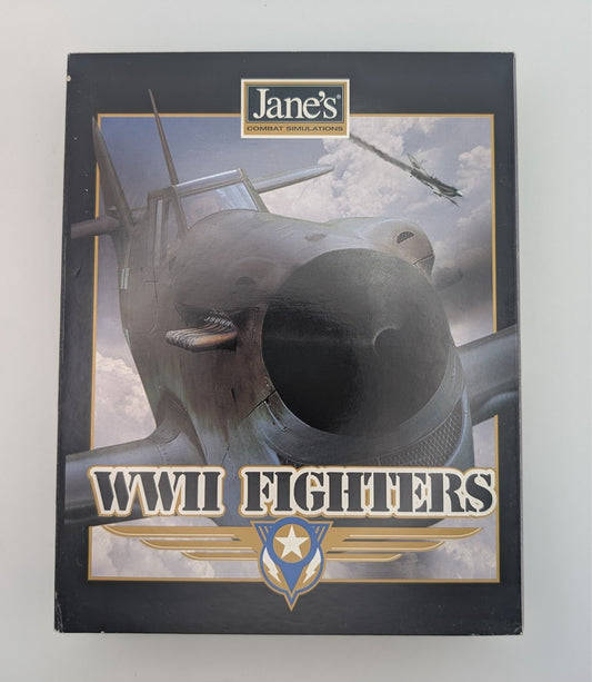 WWII Fighters Janes Combat Simulations - PC CD-ROM Big Box
