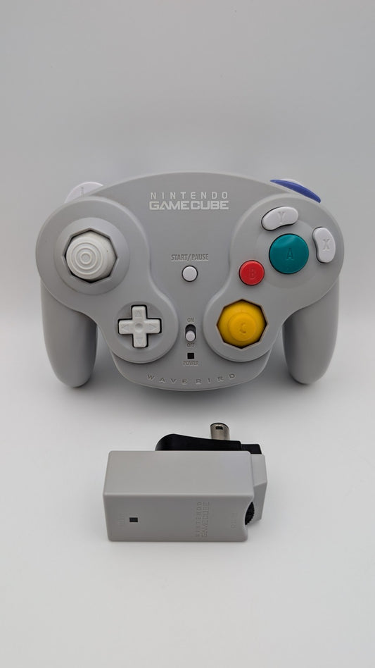 Nintendo GameCube Wireless Wavebird Controller DOL-004 + Empfänger / Receiver