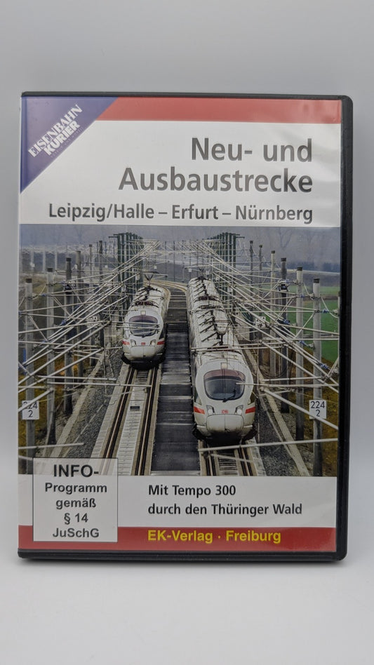 Eisenbahn Kurier - Neu- und Ausbaustrecke Leipzig/Halle - Erfurt - Nürnberg DVD