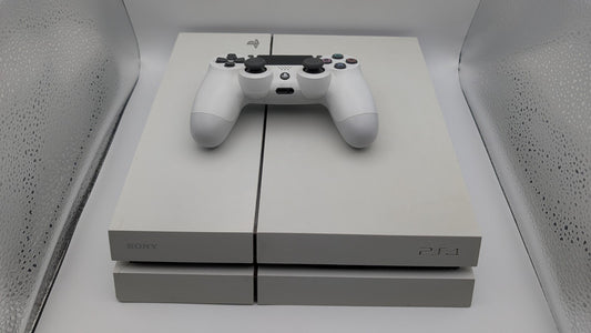 PlayStation 4 PS4 Konsole Weiß 500GB CUH-1116A + Controller Defekt Bastler