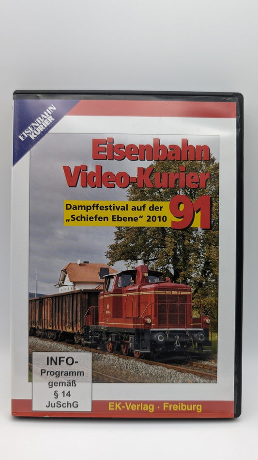 Eisenbahn Video Kurier 91 - Dampffestival Auf Der "Schiefen Ebene" 2010 - DVD