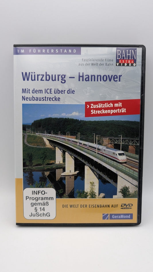 Im Führerstand - Würzburg - Hannover - ICE - Bahn Extra Video Geramond - DVD