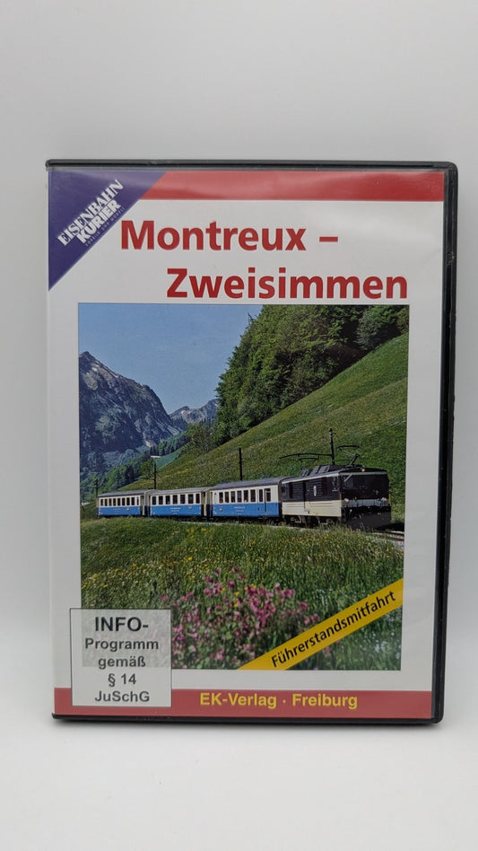 Eisenbahn Kurier - Montreux - Zweisimmen - Führerstandsmitfahrt - DVD