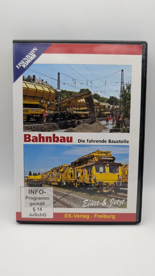 Eisenbahn Kurier - Bahnbau die fahrende Baustelle einst & jetzt - DVD