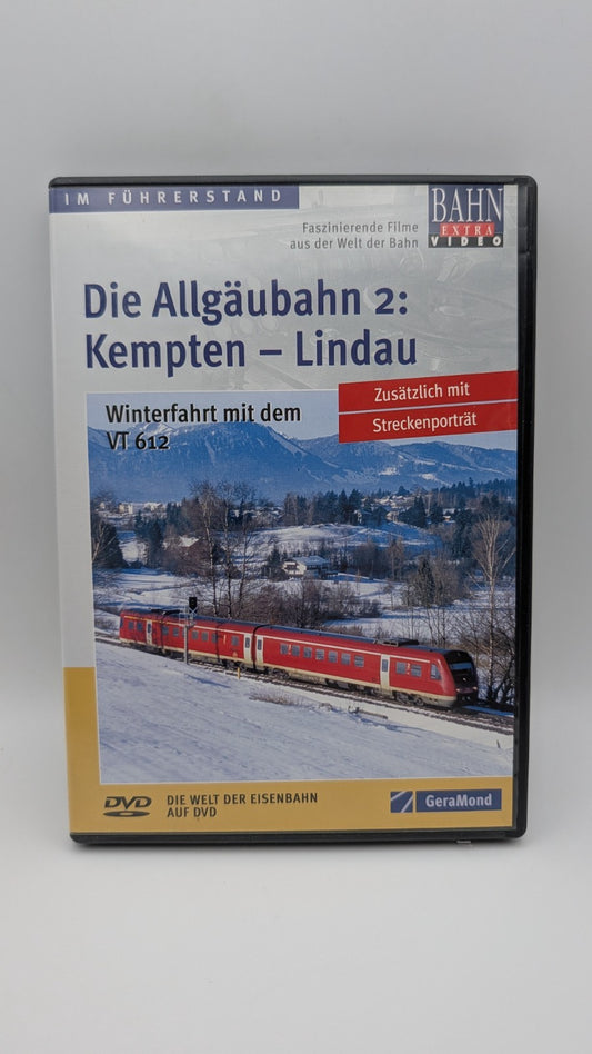 Im Führerstand - Die Allgäubahn 2 - VT 612 - Bahn Extra Video Geramond - DVD